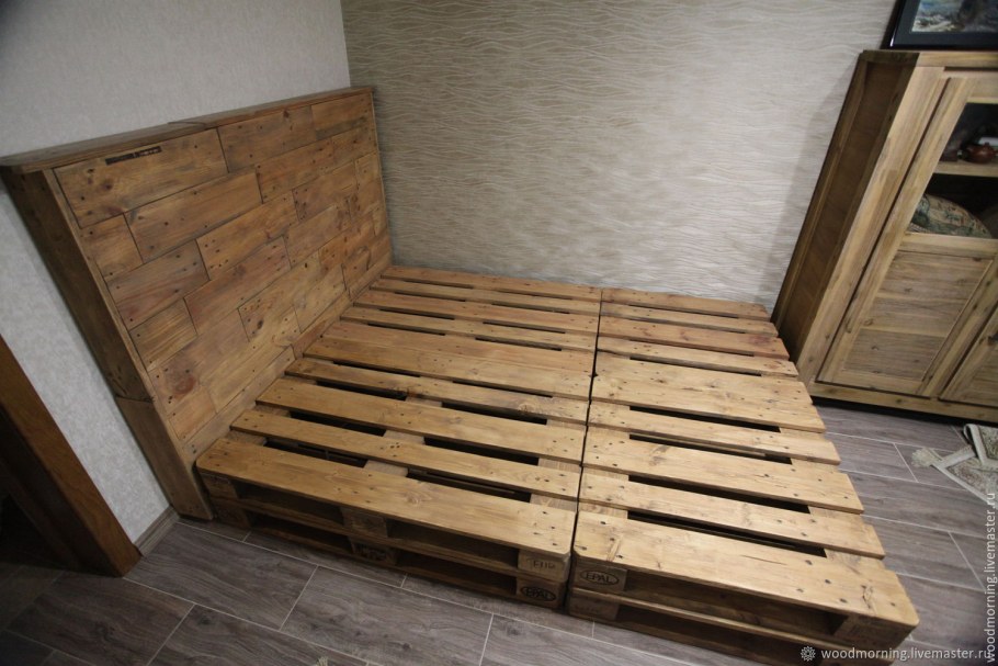 Кровать 190х200 массив лофт