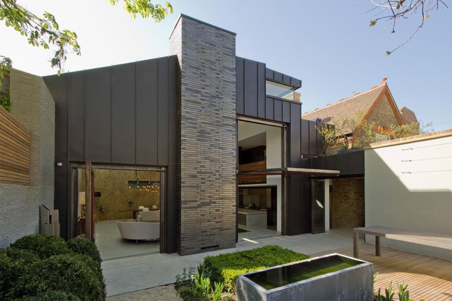 Отделка фасада в стиле лофт