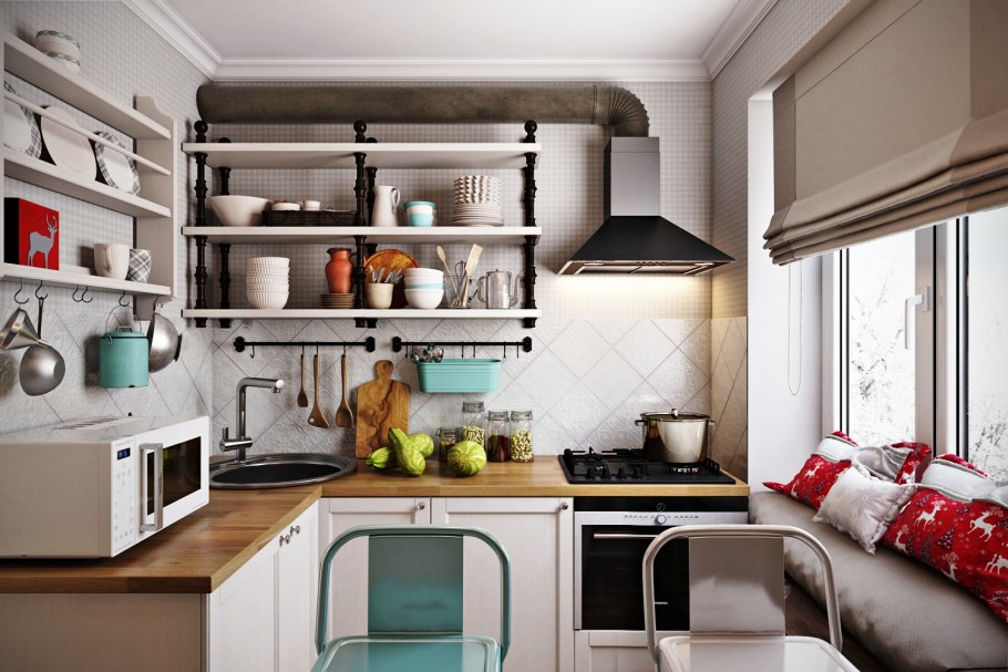 Кухня в хрущевке 5 кв м Лорето