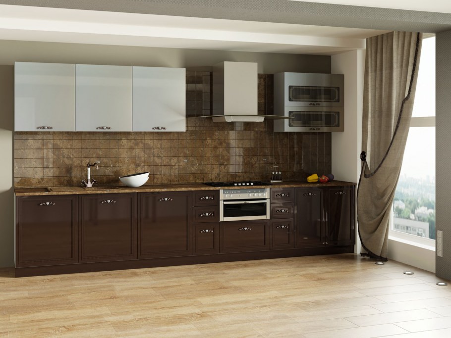 Кухня фасады Egger графит sf019