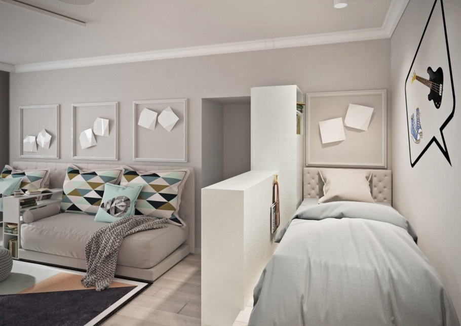 Интерьер однокомнатной квартиры 40