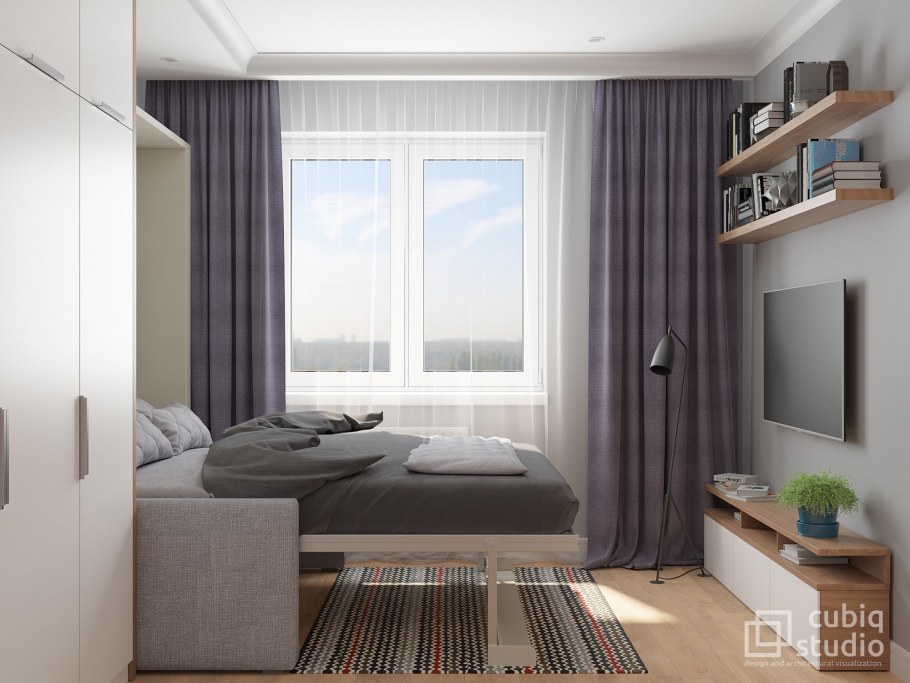 Однокомнатная квартира 35 кв м