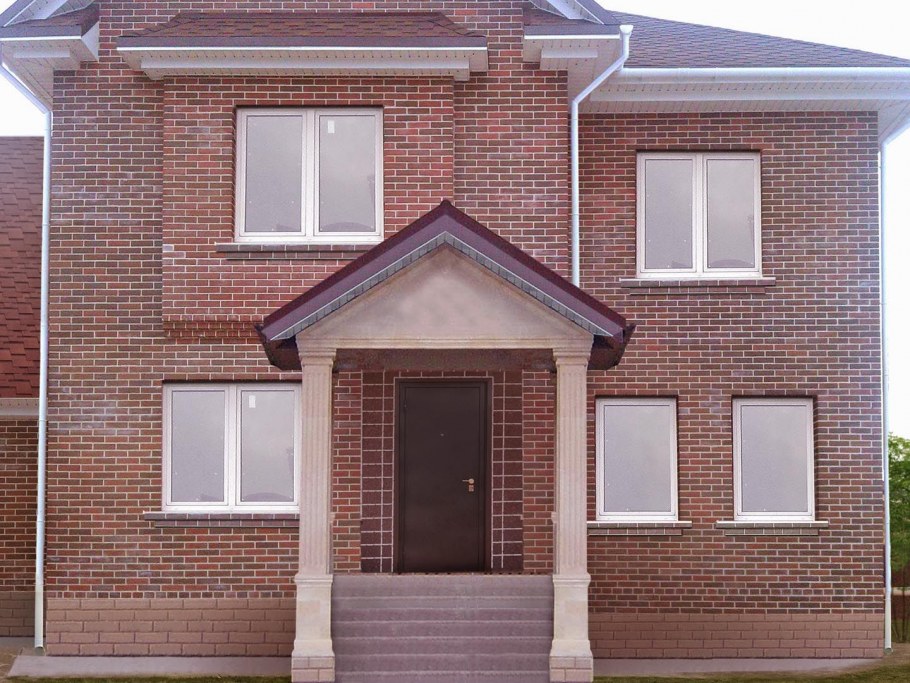 Браер кирпич белая Бавария дом