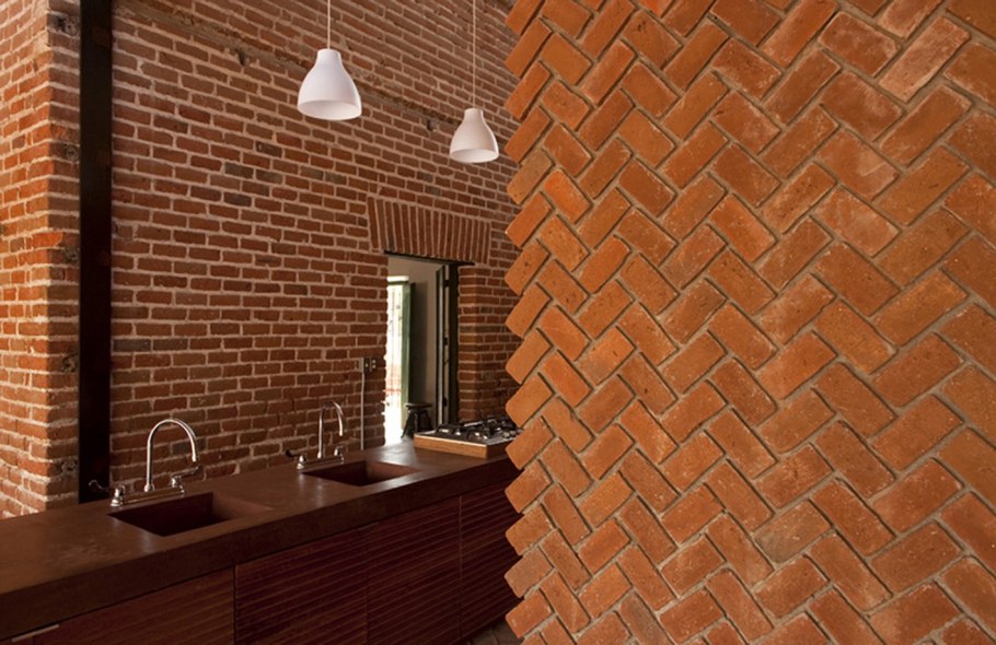 Декоративная кладка кирпича