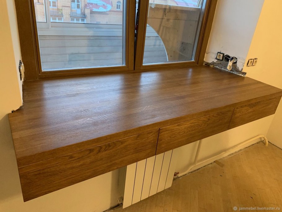 Подоконник из дерева