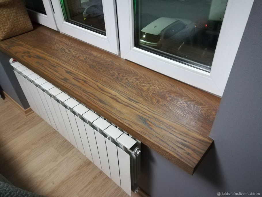 Подоконник из дерева