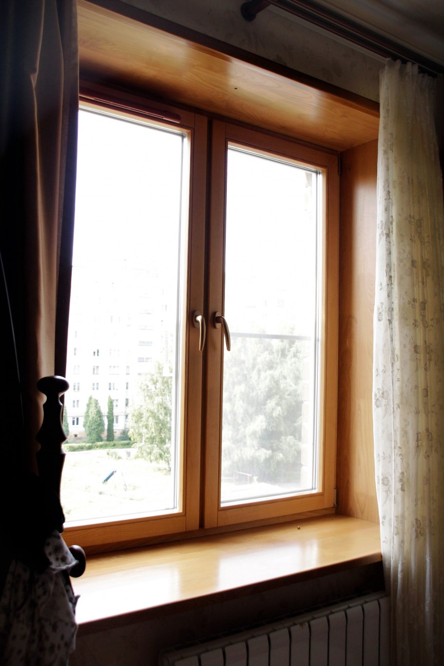 Деревянные откосы на окна