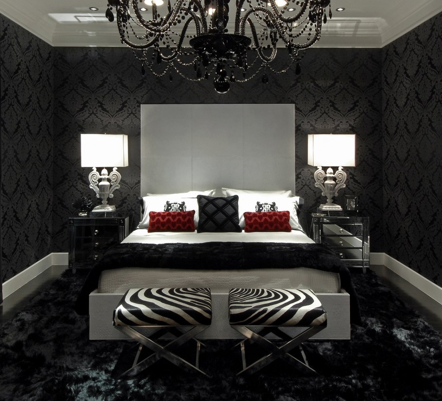 Черно-белый интерьер квартиры