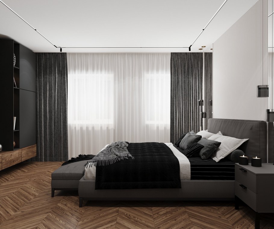 Черная спальня