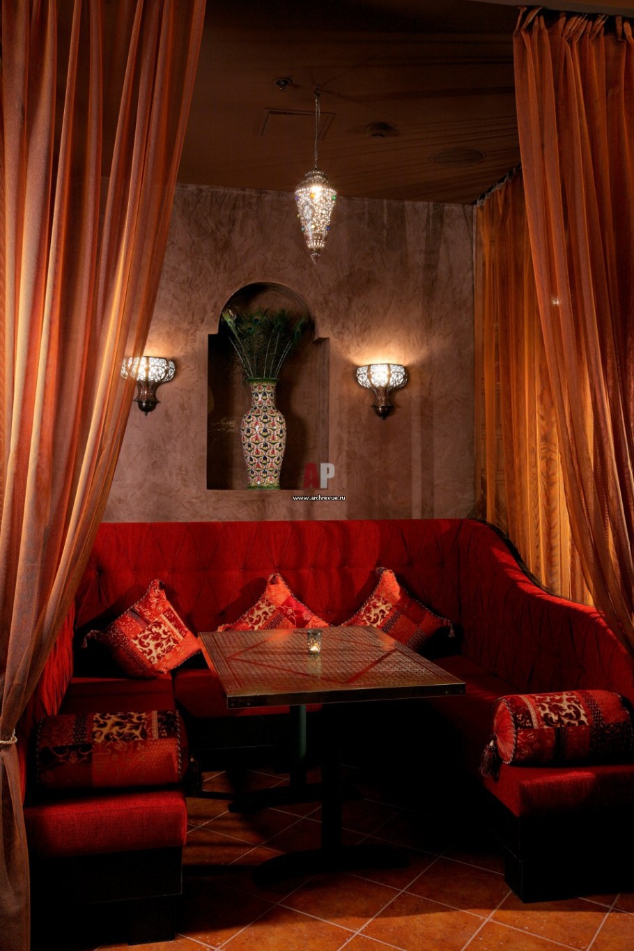 Интерьер комнаты чилаут