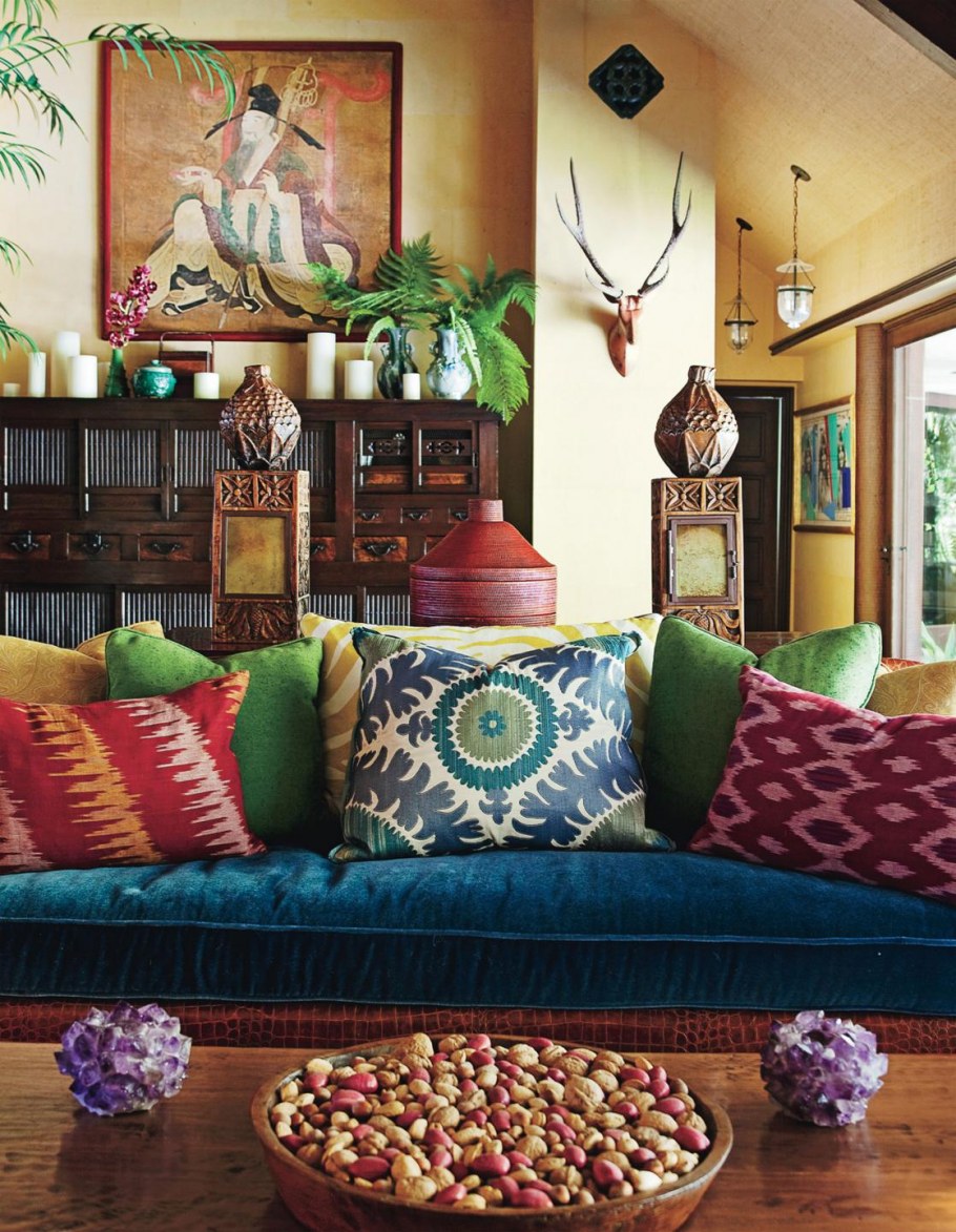 Спальня в стиле Сканди бохо