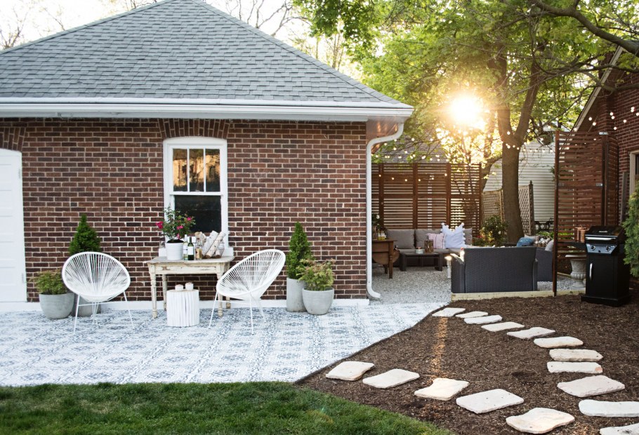 Двор в скандинавском стиле