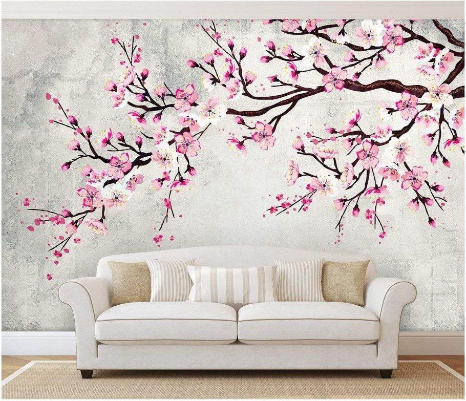 Наклейки на стену цветы