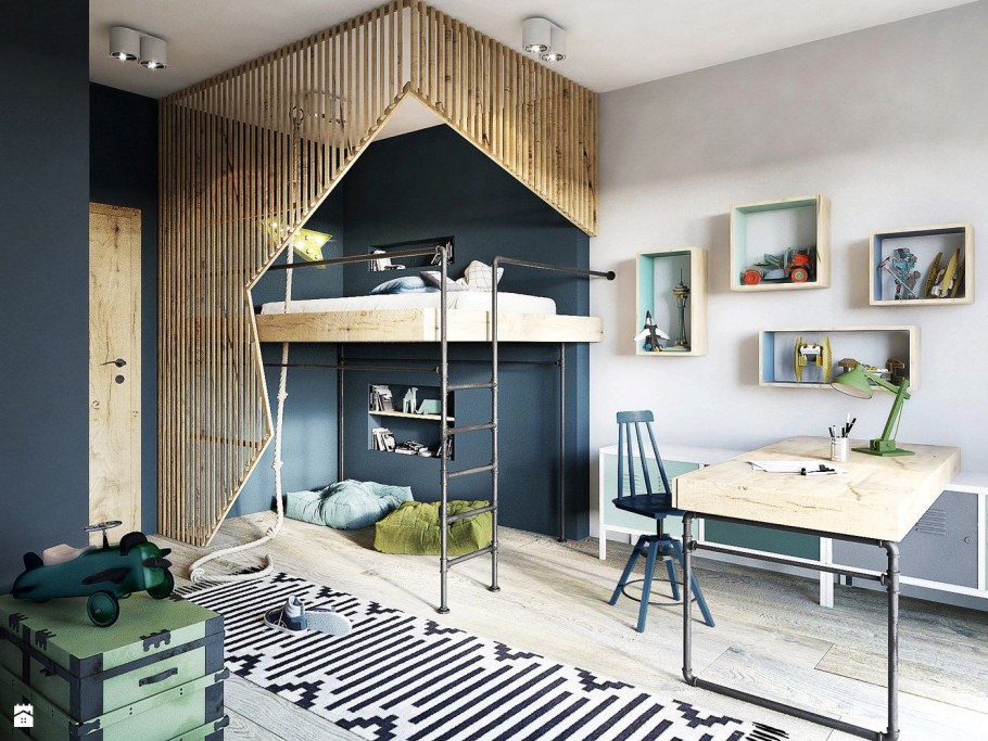 Антресольный второй ярус кровать чердак