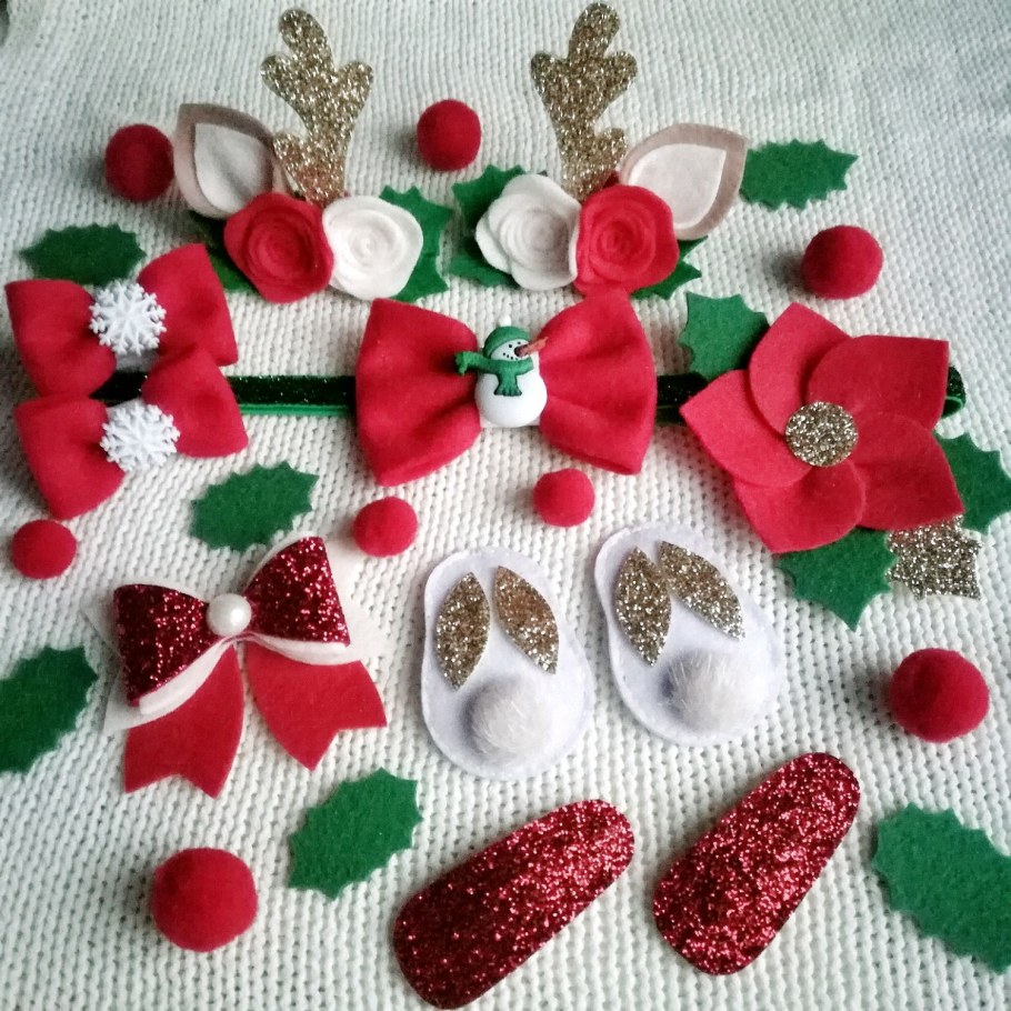 Елочные игрушки из ткани