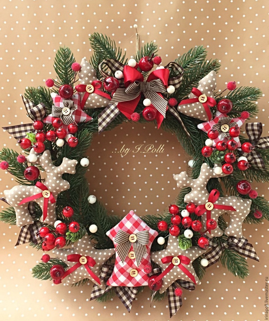 Кармашки для столовых приборов на новый год