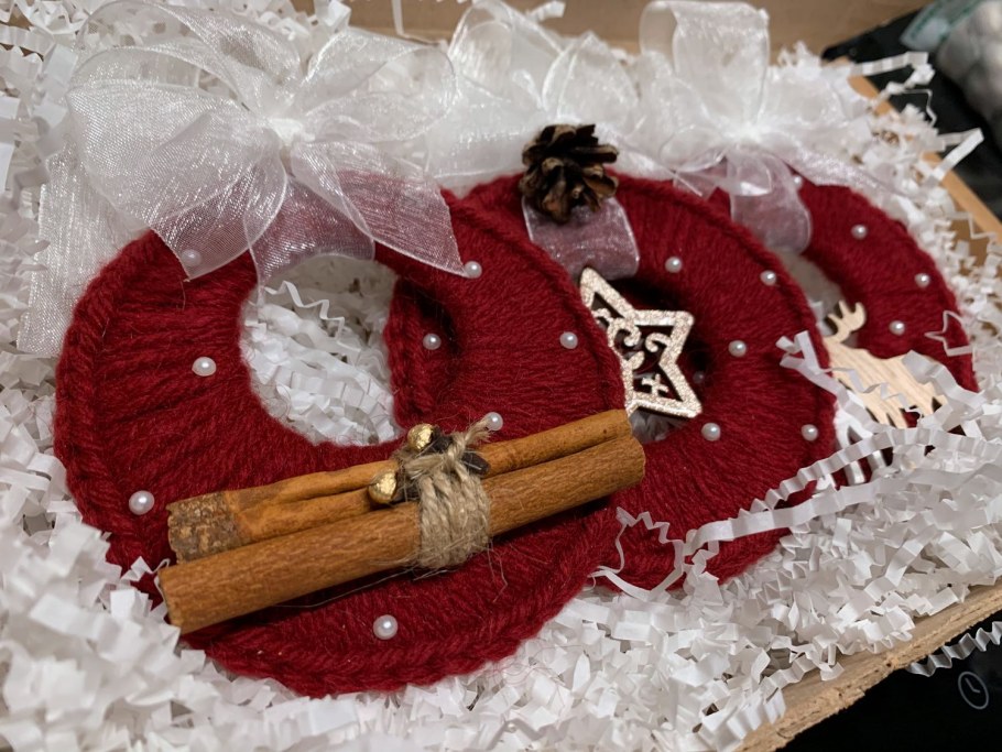 Новогодний декор из ткани