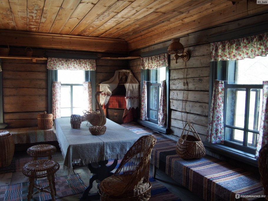 Интерьер русской избы