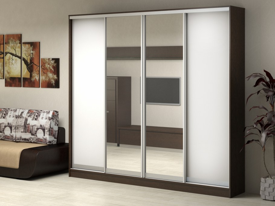 Угловой шкаф в спальню