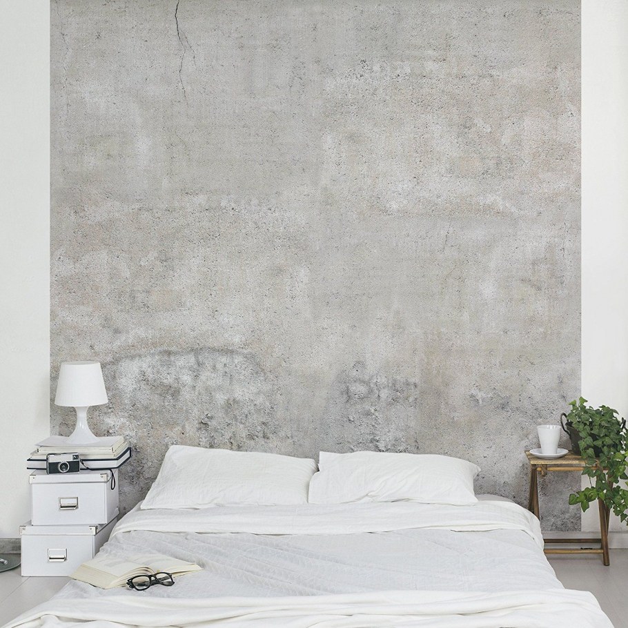 Белая декоративная штукатурка в интерьере