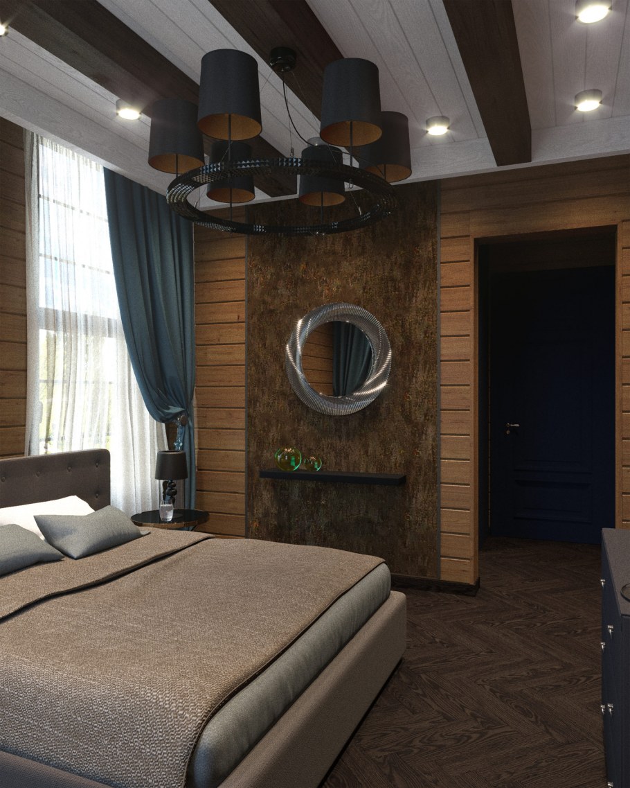 Интерьер современного гостевого домика