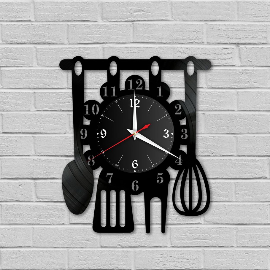 Креативные часы на кухню