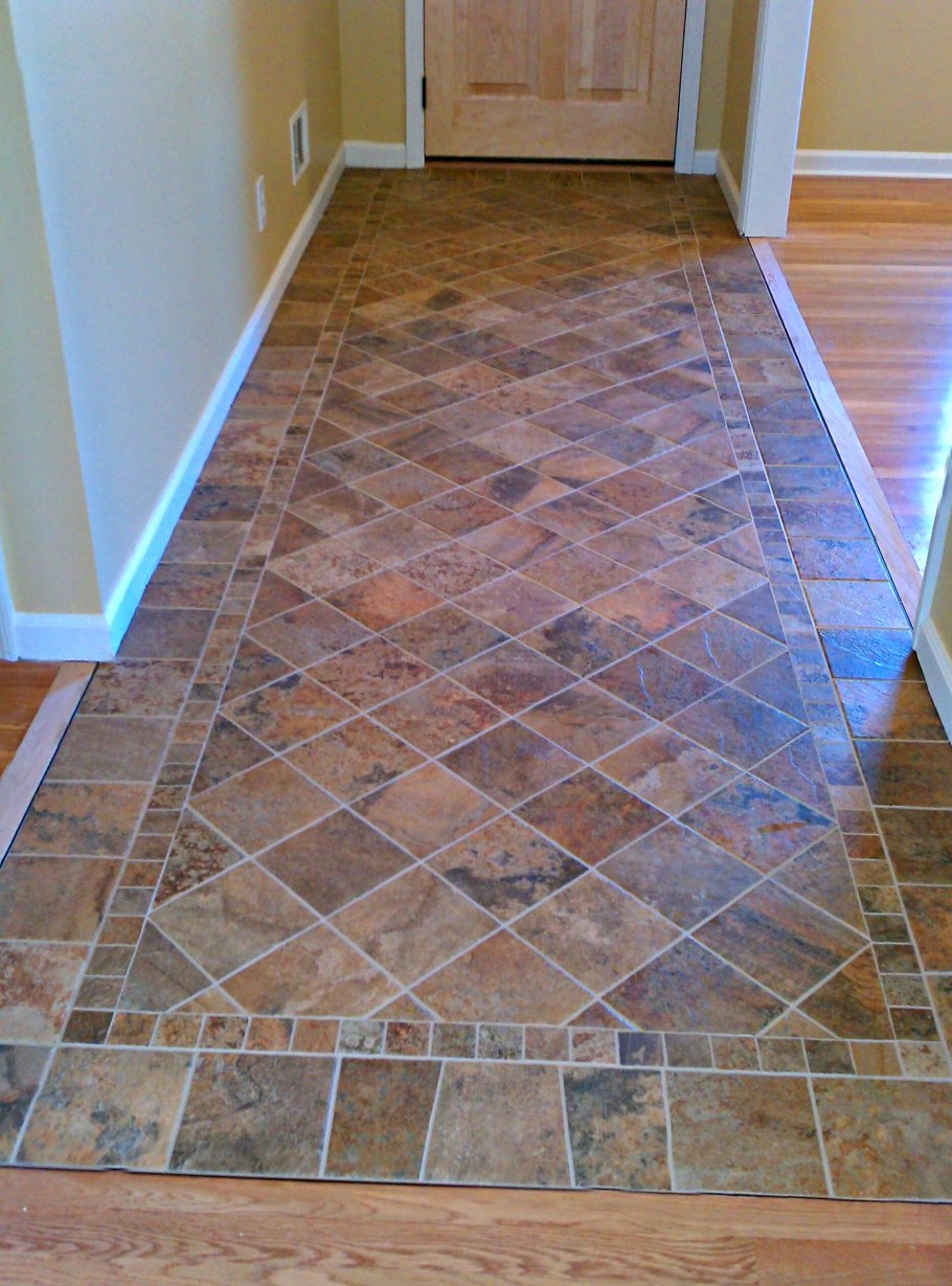 Плитка на пол для кухни и коридора