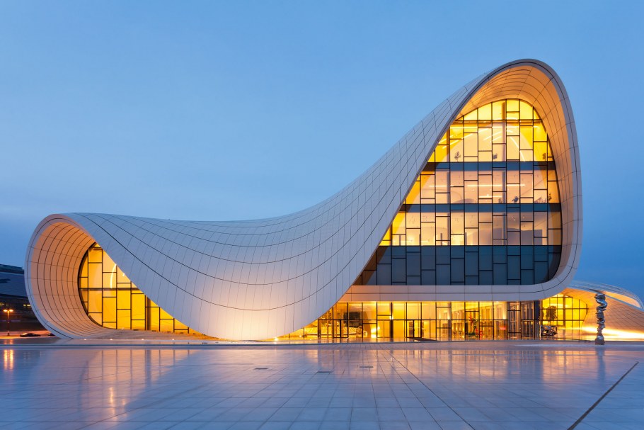 Музей Гейдара Алиева архитектура