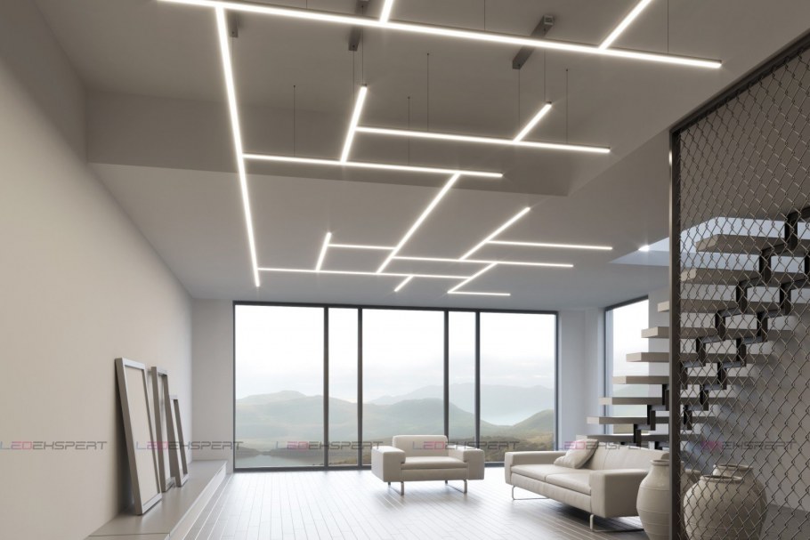 Линейные светильники в интерьере