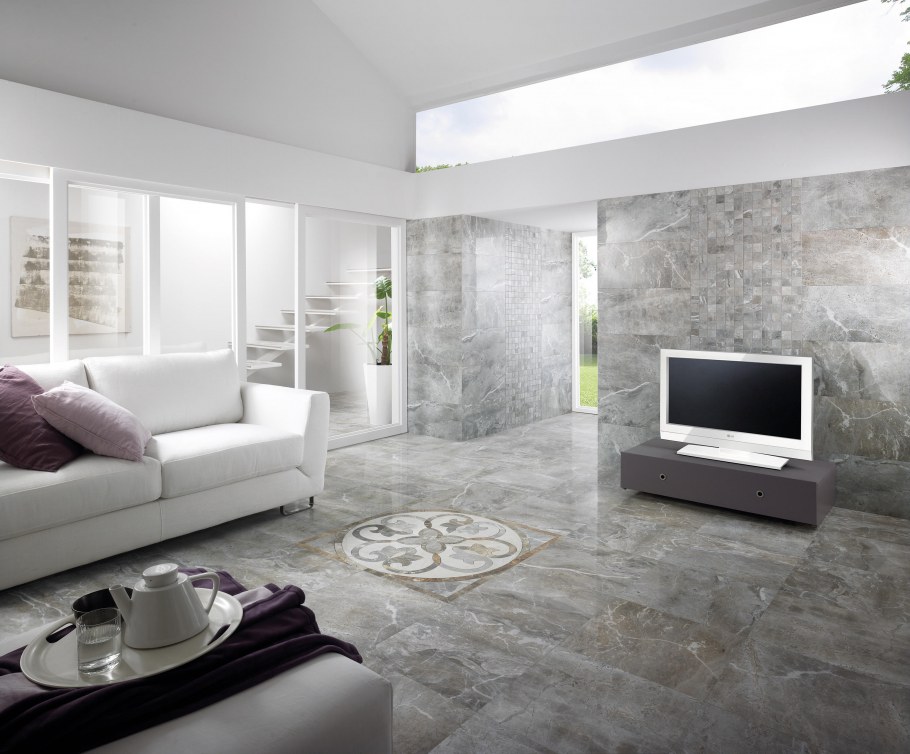 Плитка в гостиной