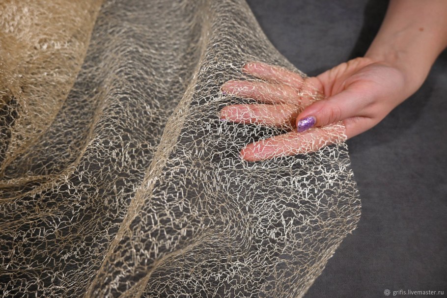 Тюль паутинка микросетка