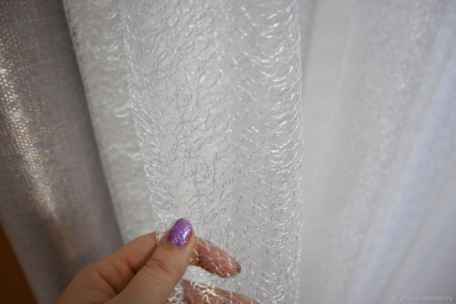 Тюль сетка паутинка