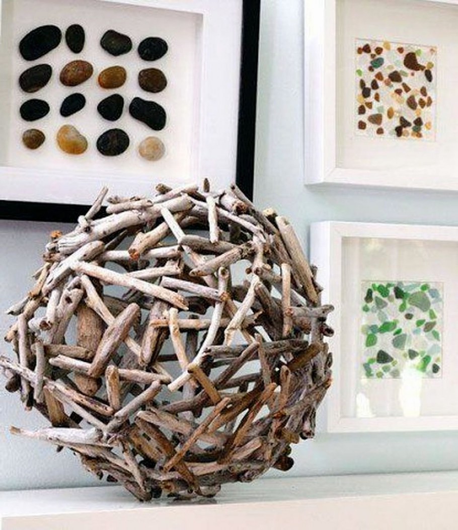 Декор из веток дерева