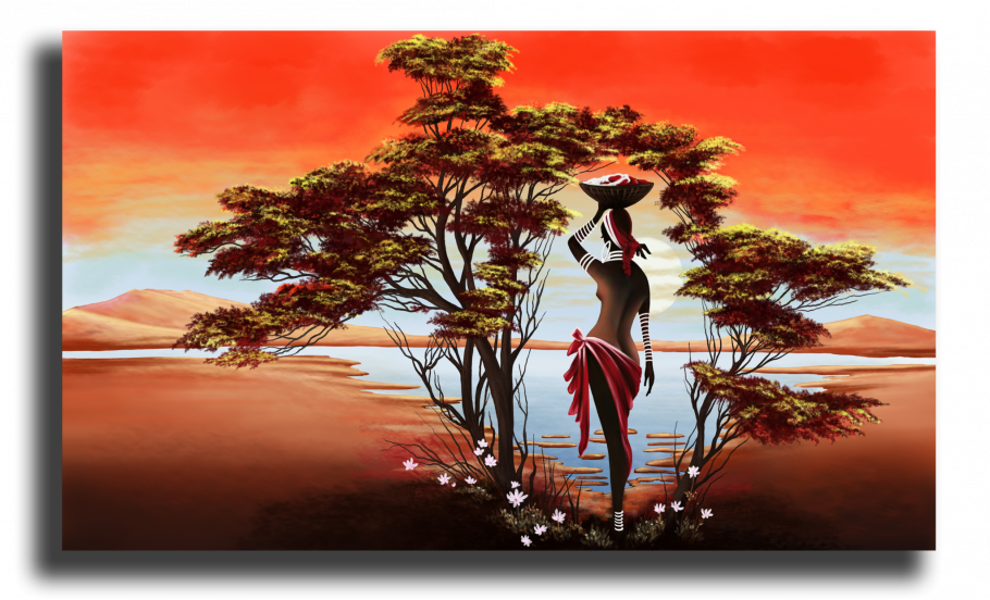 Африканские мотивы для декупажа