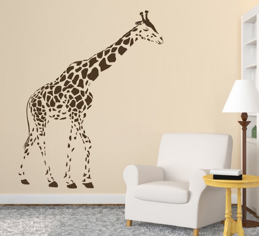 Наклейка на стену Жираф
