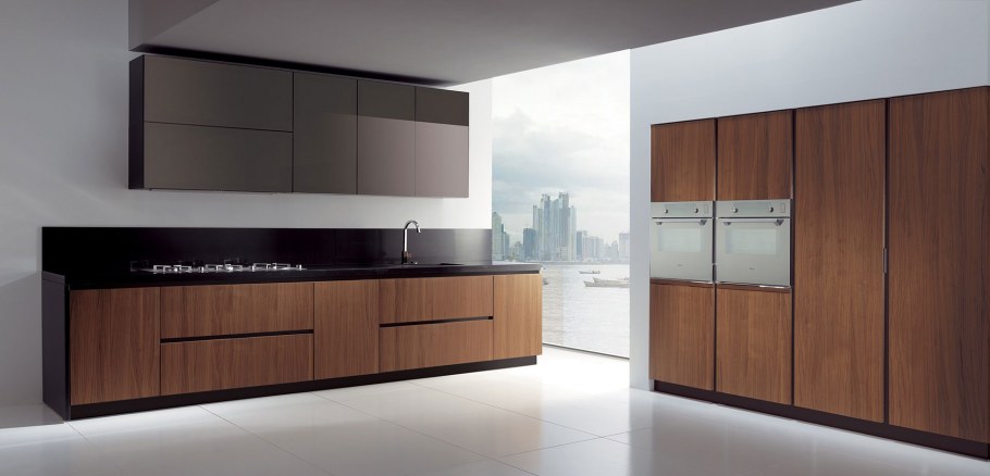 Фасады с профилем gola про100