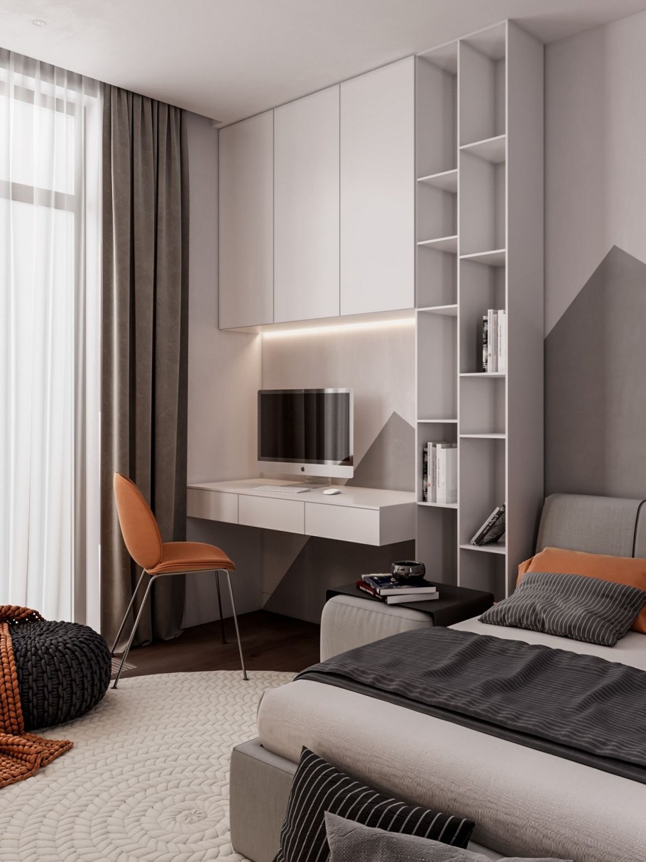 Интерьер маленькой комнаты