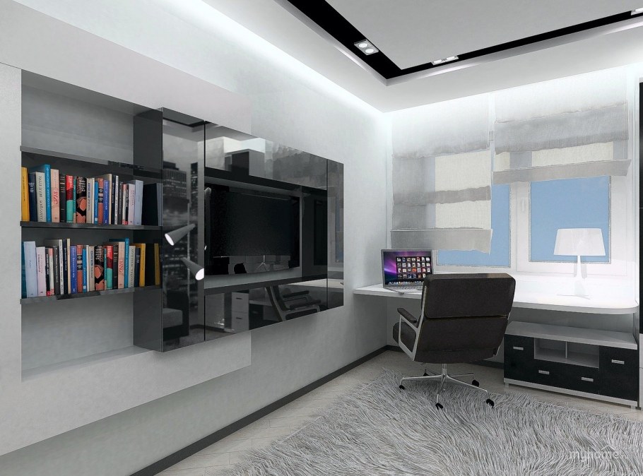 Чёрная комната для подростка