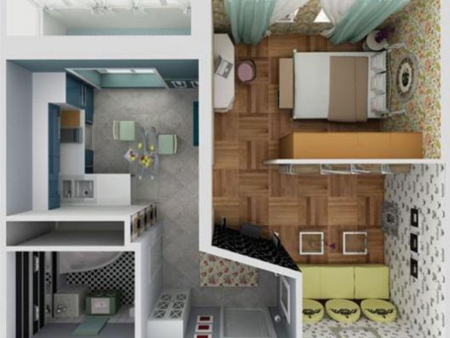 Планировка маленьких однушек