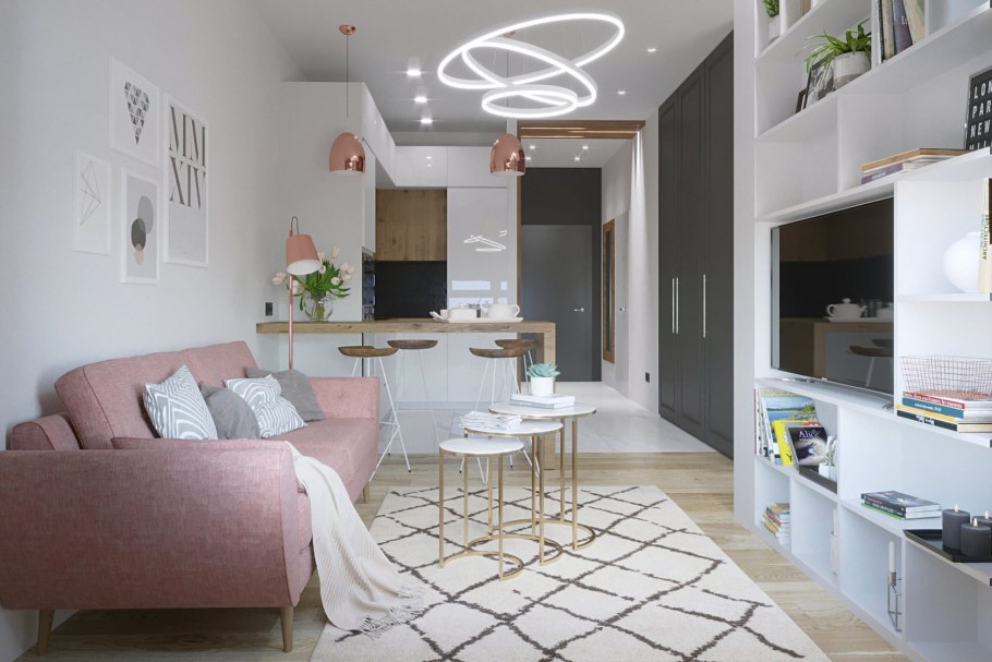 Малогабаритная квартира для семьи с ребенком