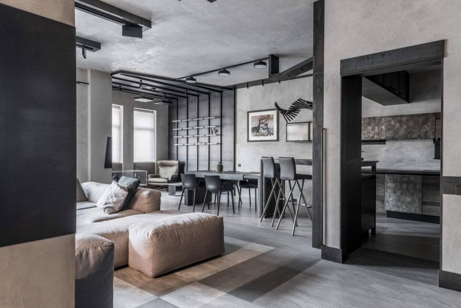 Стильный дизайн интерьера в современном стиле