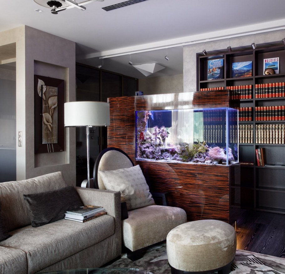 Аквариум в интерьере
