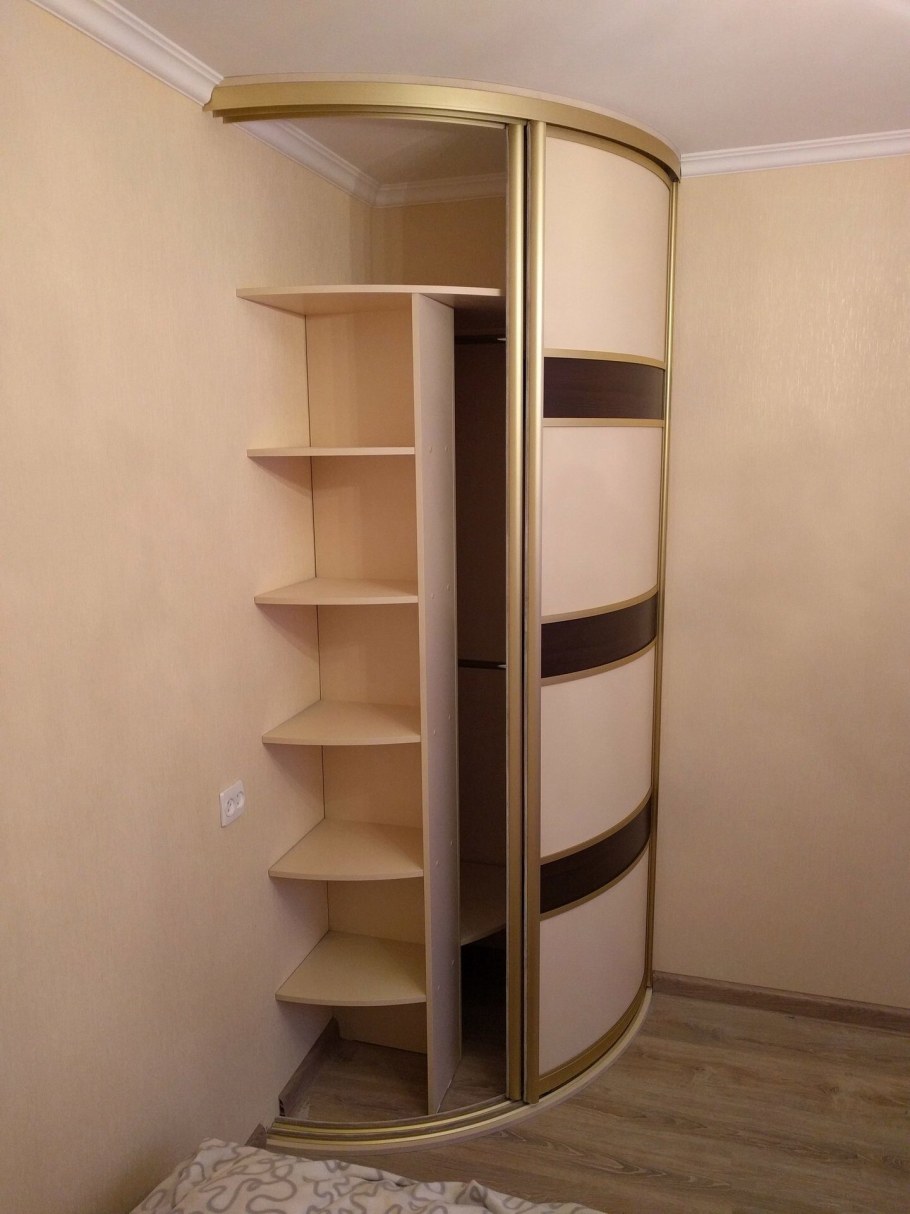 Шкаф-купе радиусный 2-2