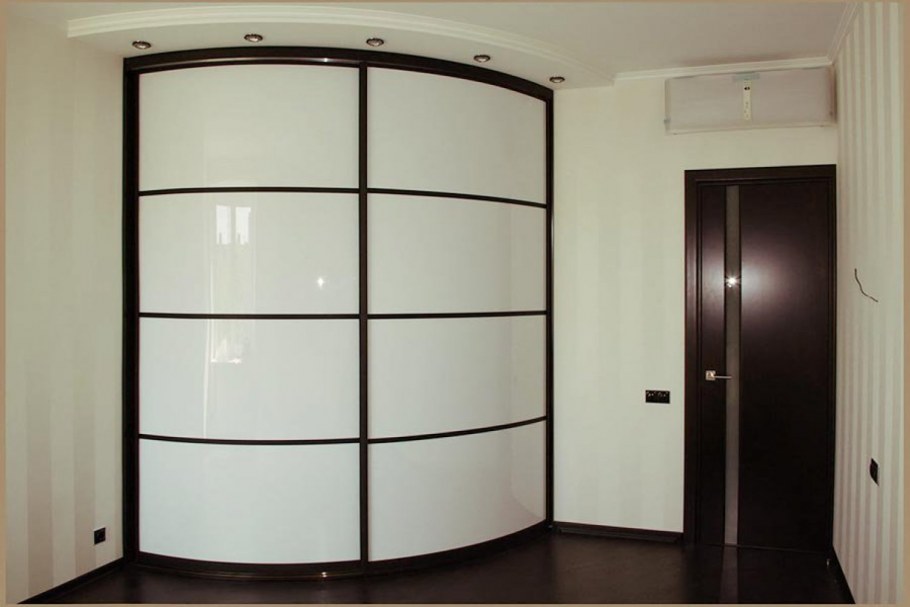 Радиусный угловые шкафы аристо