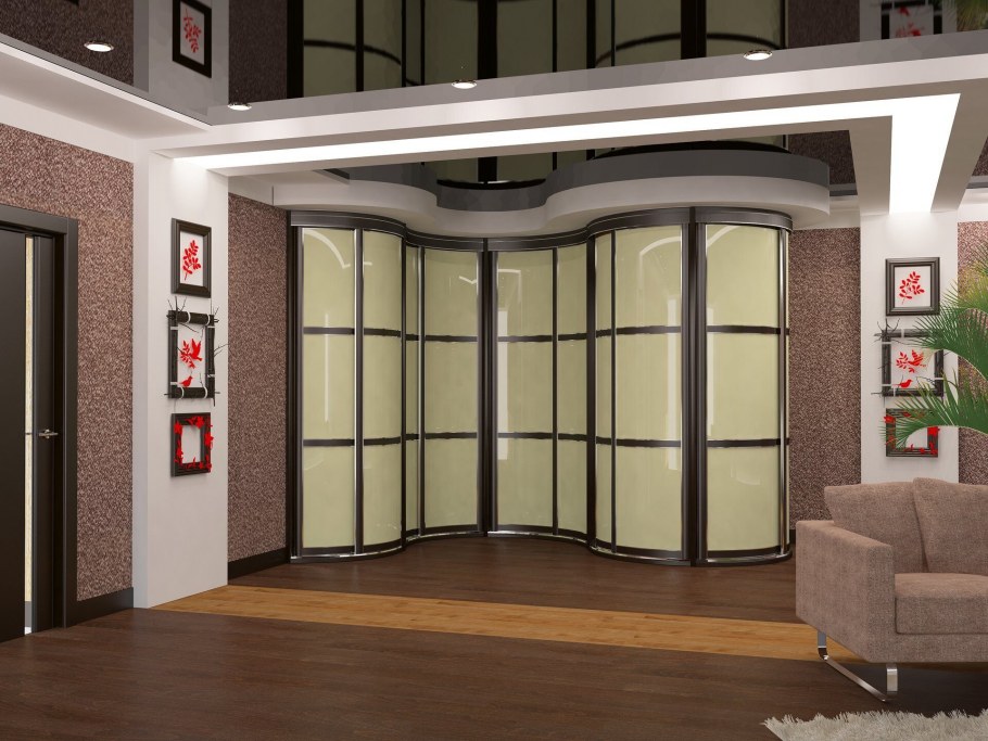 Детская с радиусным шкафом