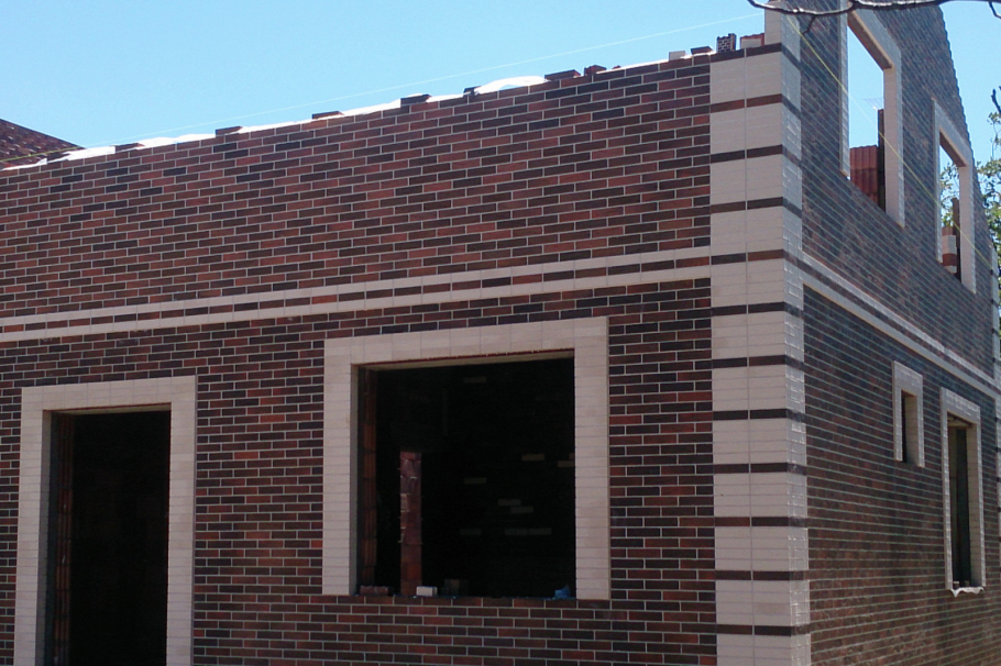 Облицовка из полуторного кирпича