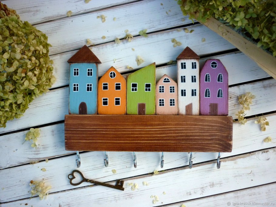 Деревянные домики интерьерные