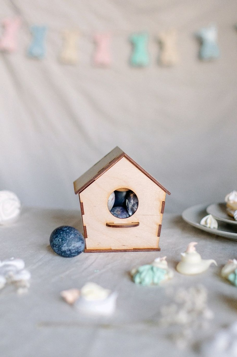 Копилка деревянная "домик"