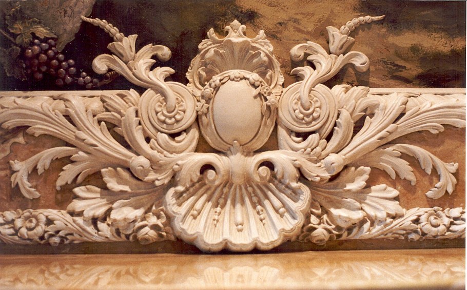 Гризайль орнамент Барокко