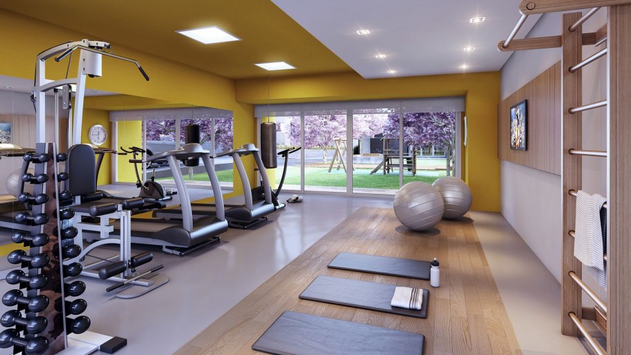 Спортзал интерьер